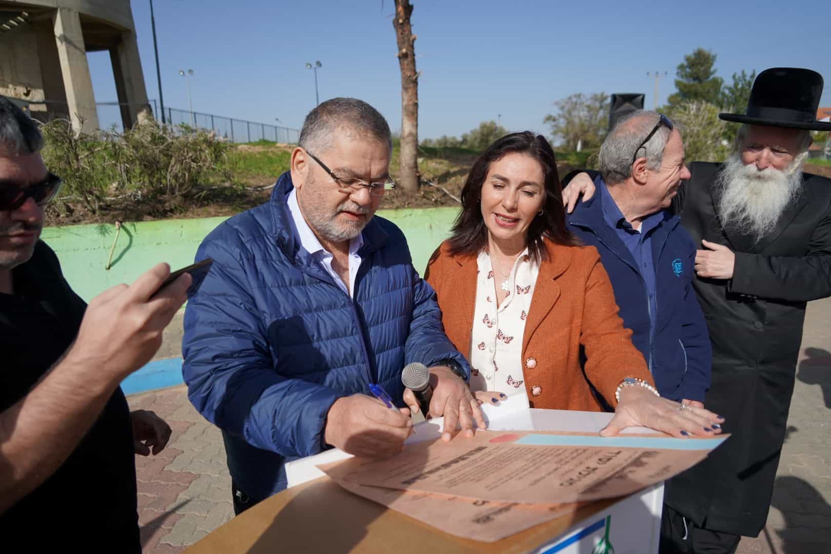 מגדל העמק: הונחה אבן הפינה למוזיאון המייסדים