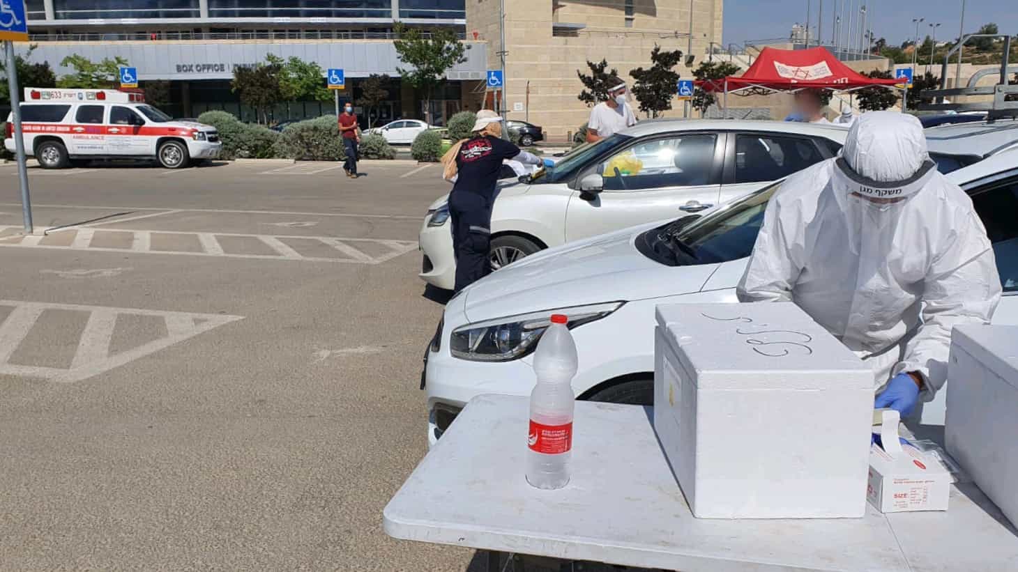 התפרצות הקורונה בגמנסיה: 675 בני אדם נבדקו במתחם היבדק וסע בירושלים